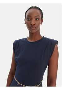 MICHAEL Michael Kors Sukienka koktajlowa MT5831SH6J Granatowy Regular Fit. Kolor: niebieski. Materiał: syntetyk. Styl: wizytowy #3