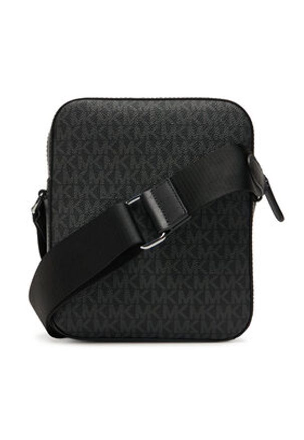 MICHAEL Michael Kors Saszetka Hudson 33T5LHDM0B Czarny. Kolor: czarny. Materiał: skóra