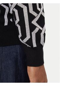 Hugo - HUGO Sweter Souvawn 50547001 Czarny Regular Fit. Kolor: czarny. Materiał: syntetyk, wiskoza #2