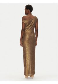 NORMA KAMALI Sukienka wieczorowa ST4243SQG69151 Złoty Slim Fit. Kolor: złoty. Materiał: syntetyk. Styl: wizytowy #4