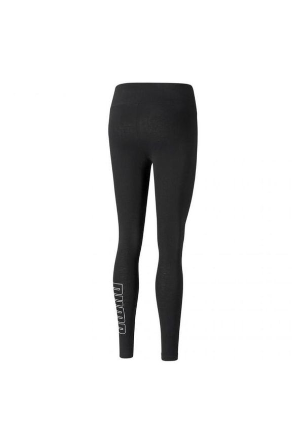 Puma - Damskie Legginsy Z Logo Power. Kolor: czarny