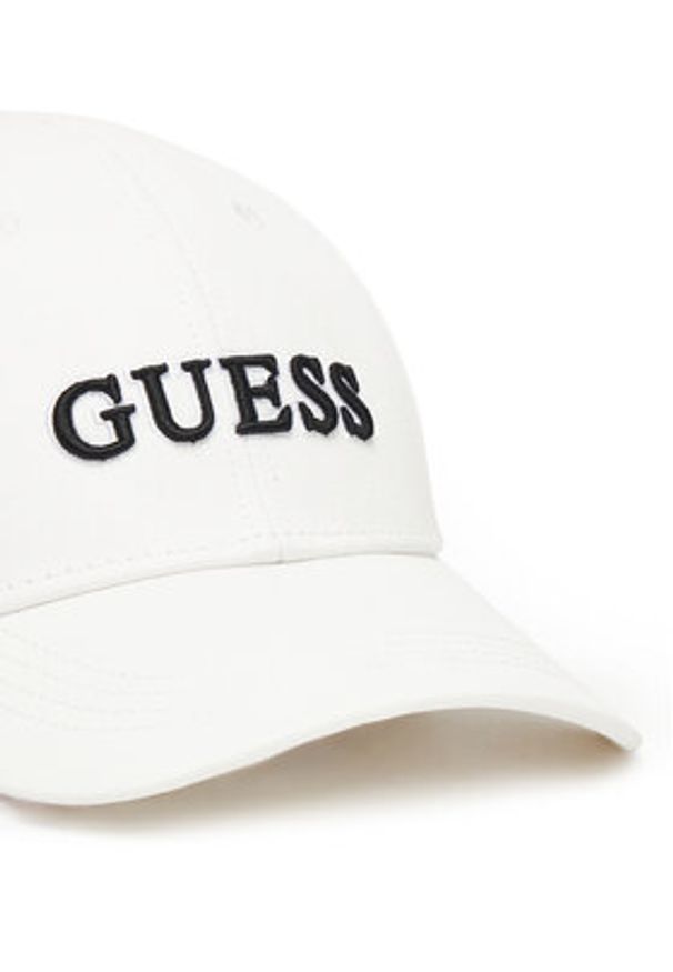 Guess Czapka z daszkiem AW5360 COT01 Biały. Kolor: biały. Materiał: bawełna, materiał