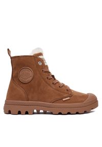 Palladium Trapery Pampa Hi Zip Wl 95982-291-M Brązowy. Kolor: brązowy. Materiał: nubuk, skóra