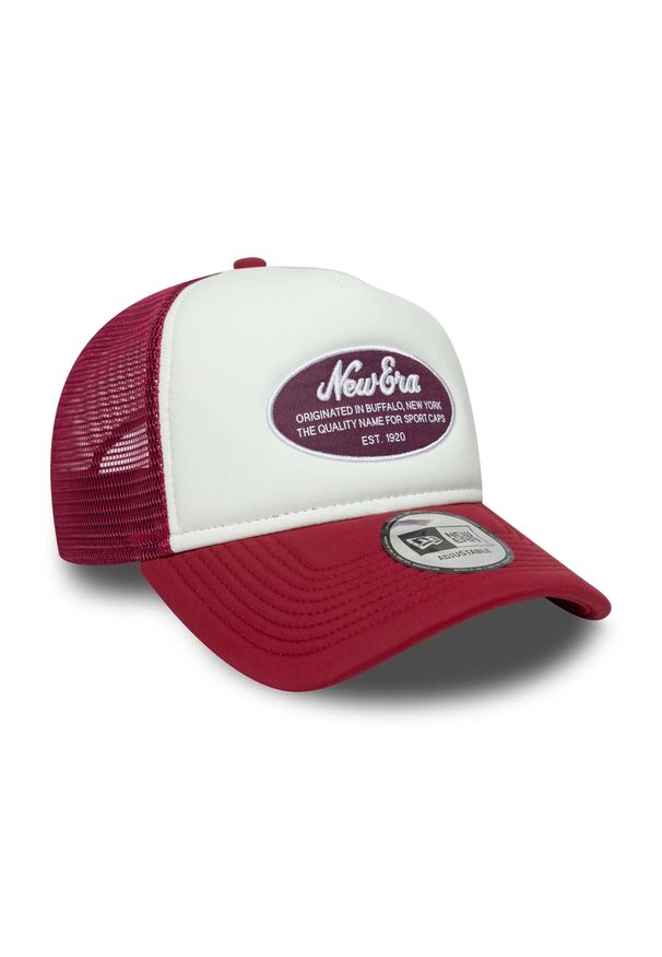 Czapka Trucker New Era Oval Foam Patch. Kolor: czerwony