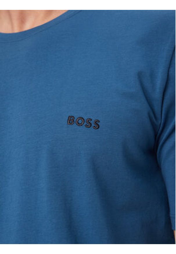 BOSS T-Shirt Mix&Match 50515312 Niebieski Regular Fit. Kolor: niebieski. Materiał: bawełna