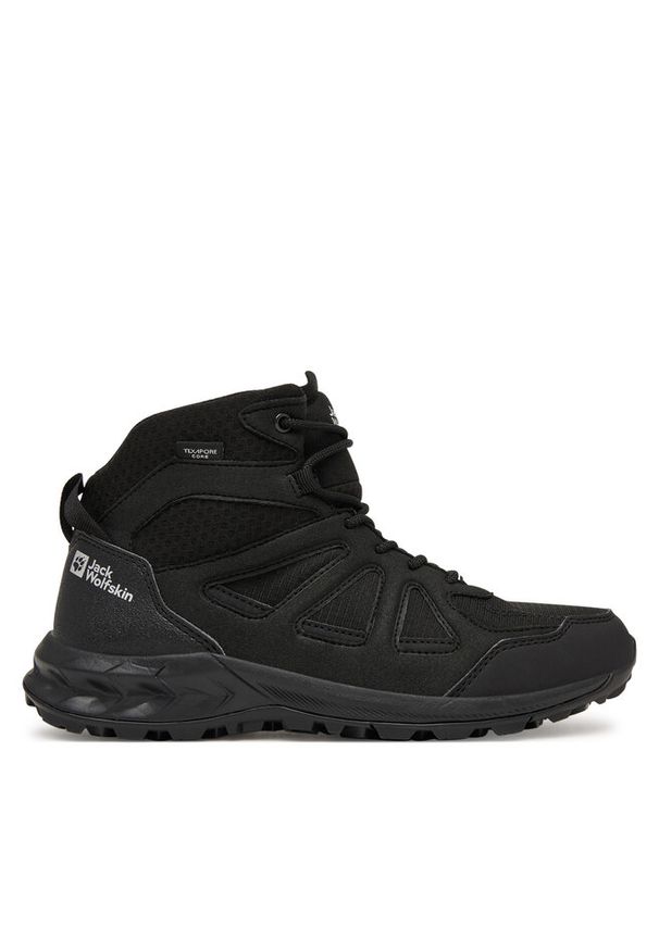 Trekkingi Jack Wolfskin. Kolor: szary. Sport: turystyka piesza