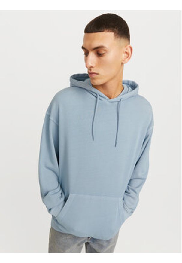 Jack & Jones Bluza Charge 12268272 Błękitny Loose Fit. Kolor: niebieski. Materiał: bawełna