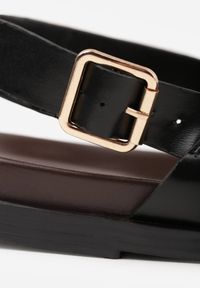 Born2be - Czarne Sandały VICES Ozdobione Frędzlami Lironis. Okazja: na co dzień. Zapięcie: sprzączka. Kolor: czarny. Wzór: aplikacja. Sezon: lato. Styl: casual, elegancki #8