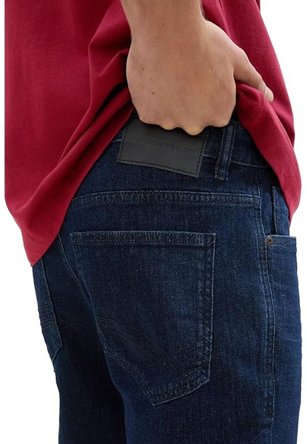 Męskie Spodnie Jeansowe Tom Tailor TOM TAILOR Josh slim Rinsed Blue Denim 1042340 10138