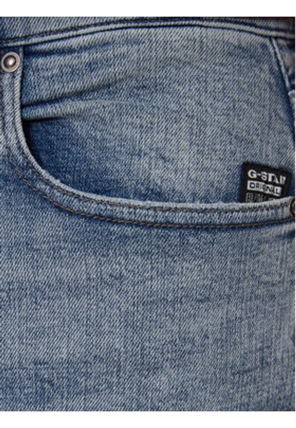 G-Star RAW - G-Star Raw Jeansy Revend FWD D20071-D441 Niebieski Skinny Fit. Kolor: niebieski