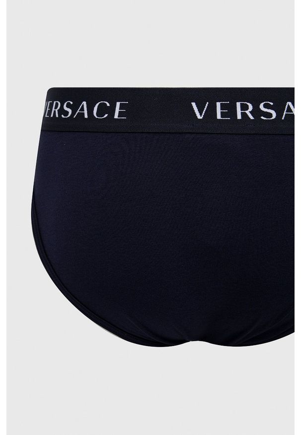 VERSACE - Versace - Slipy (2-pack). Kolor: biały
