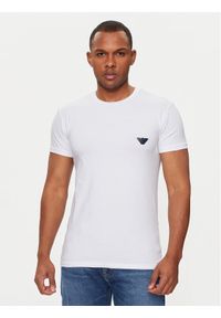 Emporio Armani Underwear T-Shirt 111035 4R512 00010 Biały Slim Fit. Kolor: biały. Materiał: bawełna