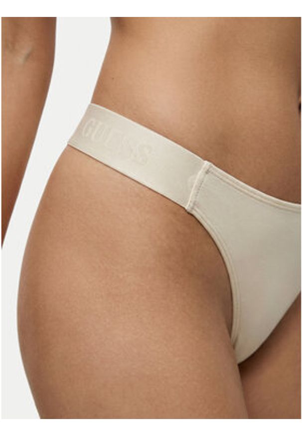 Guess Stringi O6GE05 KE831 Kremowy. Kolor: kremowy. Materiał: bawełna