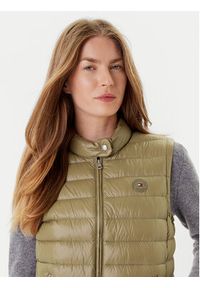 TOMMY HILFIGER - Tommy Hilfiger Bezrękawnik WW0WW45499 Khaki Regular Fit. Kolor: brązowy. Materiał: syntetyk. Długość rękawa: bez rękawów #4