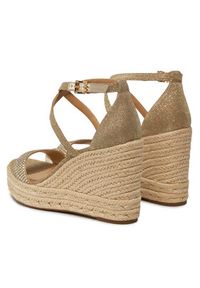 MICHAEL Michael Kors Espadryle Kayla Wedge 40R4KYMS1D Złoty. Kolor: złoty. Materiał: materiał #3