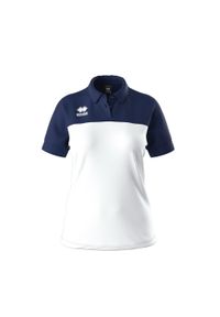 ERREA - Damska koszulka polo Errea Bonnie. Typ kołnierza: polo. Kolor: biały, niebieski, wielokolorowy. Styl: sportowy, wakacyjny #1