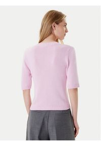Morgan Kardigan 252-MADERE Różowy Regular Fit. Kolor: różowy. Materiał: bawełna #5