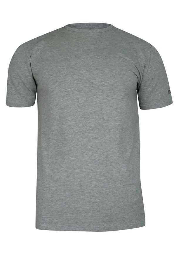 Pako Jeans - T-shirt Popielaty Gładki Bawełniany, Męski, Krótki Rękaw, U-neck -PAKO JEANS. Okazja: na co dzień. Kolor: szary. Materiał: bawełna, elastan. Długość rękawa: krótki rękaw. Długość: krótkie. Wzór: gładki. Styl: casual