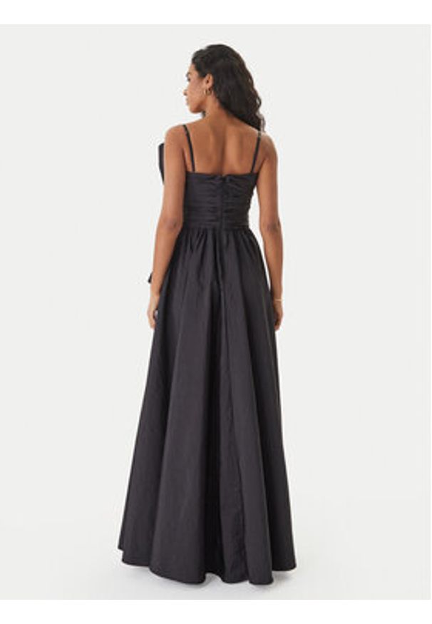 Fracomina Sukienka wieczorowa FQ26SD3010W83101 Czarny Regular Fit. Kolor: czarny. Materiał: syntetyk. Styl: wizytowy