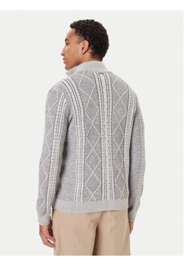 Guess Sweter M5BR44 Z2ZK2 Szary Regular Fit. Kolor: szary. Materiał: syntetyk