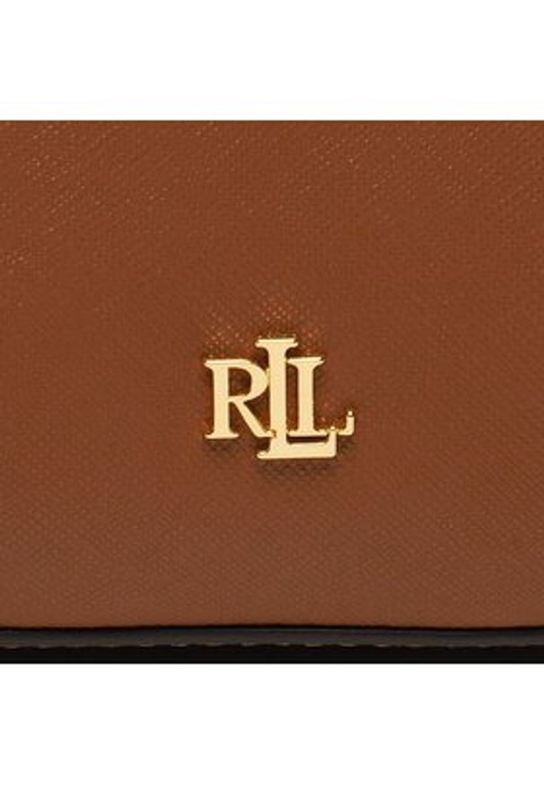 Lauren Ralph Lauren Torebka Hanna 37 431898556006 Brązowy. Kolor: brązowy. Materiał: skórzane
