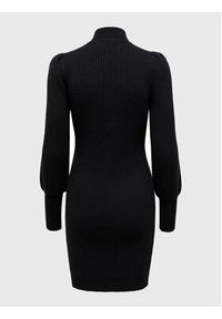 only - ONLY Sukienka dzianinowa Katia 15232502 Czarny Comfort Fit. Kolor: czarny. Materiał: wiskoza #6