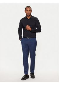 Guess Koszula Sunset M1YH20 W7ZK1 Granatowy Slim Fit. Kolor: niebieski. Materiał: bawełna #4