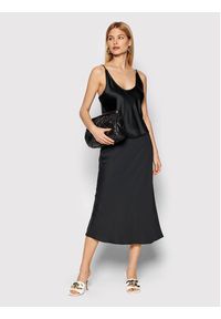 Calvin Klein Spódnica midi Bias K20K203514 Czarny Regular Fit. Kolor: czarny. Materiał: syntetyk #5