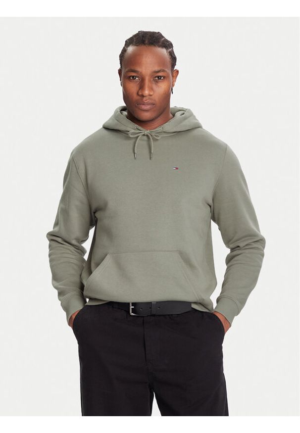 Tommy Jeans Bluza DM0DM20742 Zielony Relaxed Fit. Kolor: zielony. Materiał: bawełna