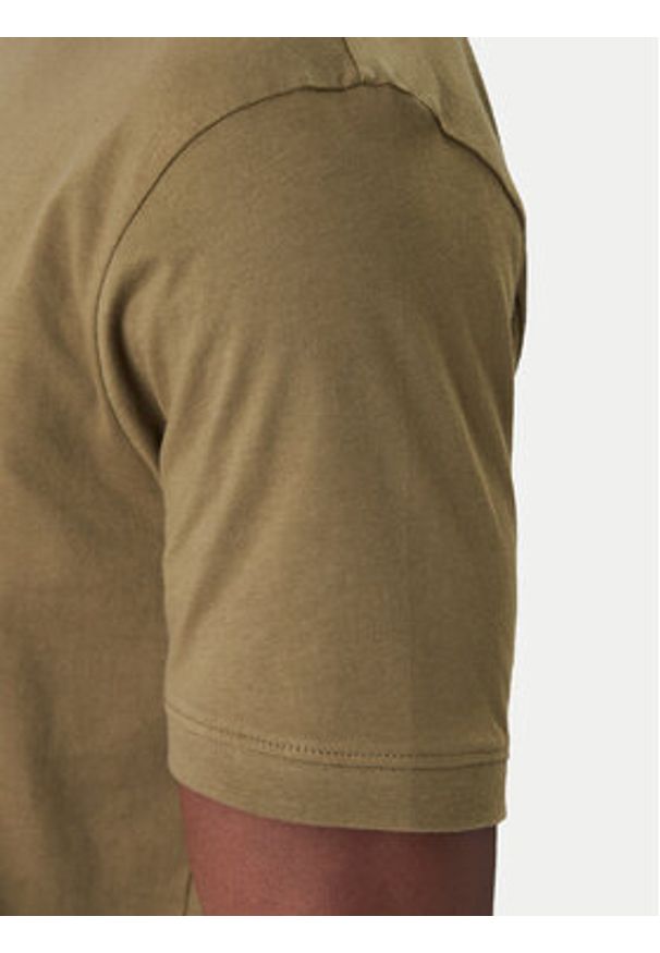 Hugo - HUGO T-Shirt Diragolino 50447978 Zielony Regular Fit. Kolor: zielony. Materiał: bawełna