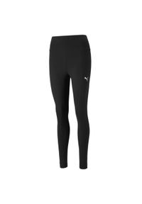 Legging kobieta z wysoką talią Puma Her. Stan: podwyższony. Kolor: czarny. Wzór: haft