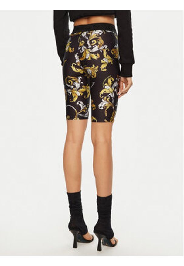 Versace Jeans Couture Kolarki 78HAC106 Czarny Slim Fit. Kolor: czarny. Materiał: syntetyk