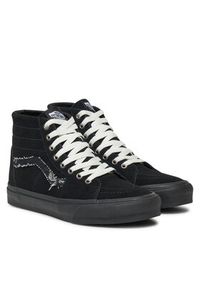 Vans Tenisówki Sk8-Hi Tapered VN0009QPBKA1 Czarny. Kolor: czarny. Materiał: skóra, zamsz