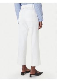 Marella Spodnie materiałowe Nicchia 2613131074 Biały Regular Fit. Kolor: biały. Materiał: bawełna #5