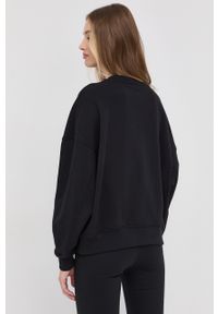 Pinko bluza bawełniana damska kolor czarny z aplikacją. Kolor: czarny. Materiał: bawełna. Wzór: aplikacja
