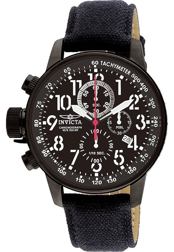 Zegarek Invicta Zegarek męski Invicta 1517 czarny. Kolor: czarny