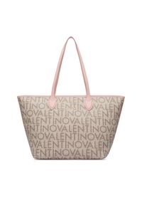 VALENTINO - Valentino Torebka Logo VBSA1F02 Beżowy. Kolor: beżowy. Materiał: skórzane #1