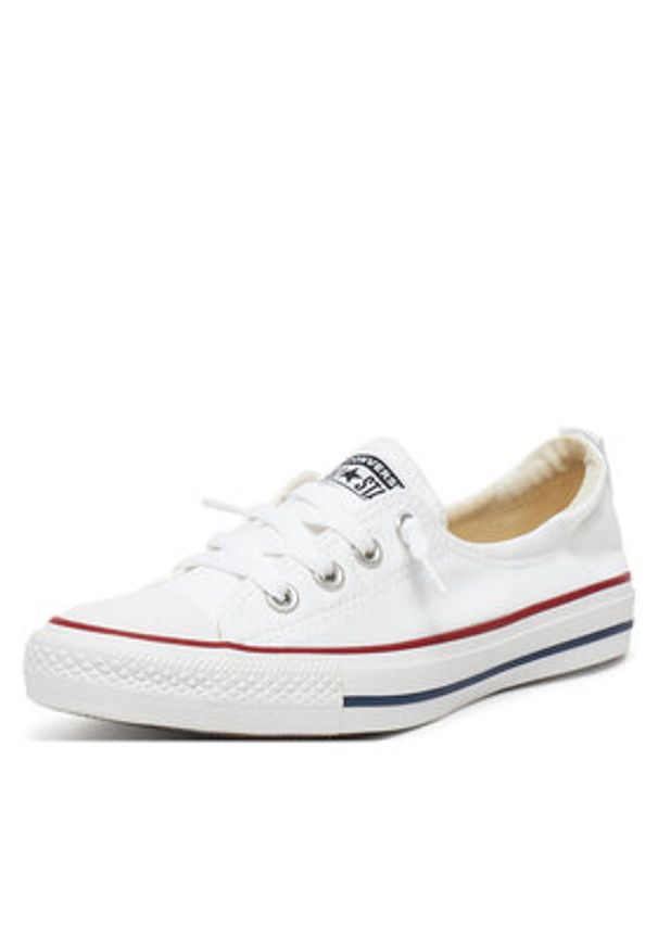 Converse Trampki CHUCK TAYLOR ALL STAR SHORELINE 537084C Biały. Kolor: biały. Materiał: materiał