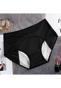 Intica - Szorty menstruacyjne chłonne i oddychające dla aktywnych kobiet Sheeree. Kolor: czarny. Materiał: materiał