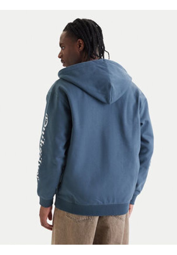 Quiksilver Bluza Old English EQYFT05156 Niebieski Oversize. Kolor: niebieski. Materiał: bawełna