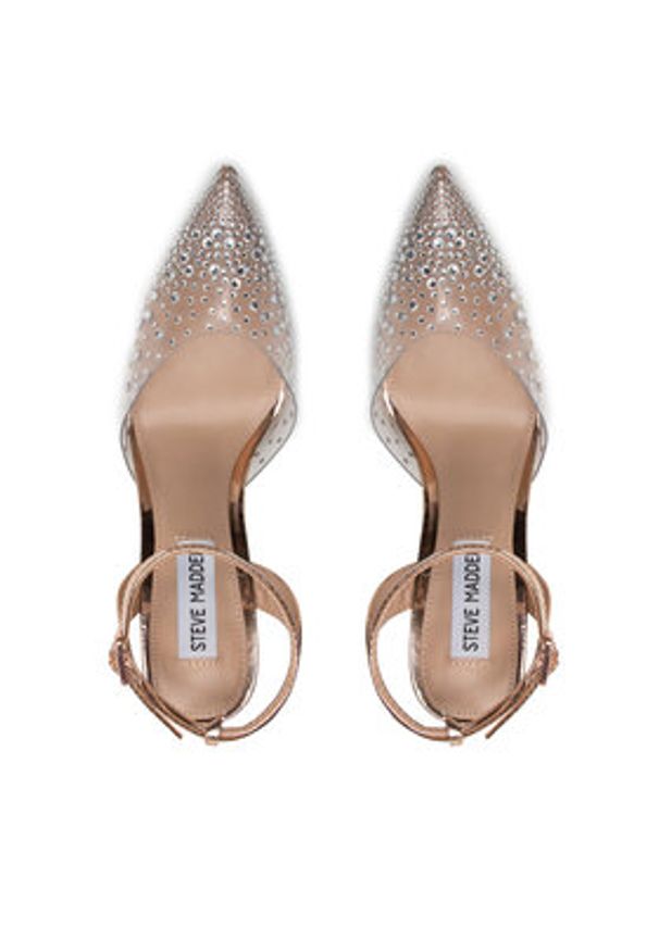 Steve Madden Sandały Revert SM11001400-02002-686 Złoty. Kolor: złoty. Materiał: skóra
