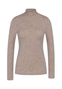 Triumph Golf Bauty Layers 10225074 Beżowy Slim Fit. Typ kołnierza: golf. Kolor: beżowy. Materiał: wełna #3