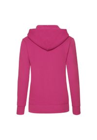 FRUIT OF THE LOOM - Bluza Damska Z Kapturem. Typ kołnierza: kaptur. Kolor: różowy