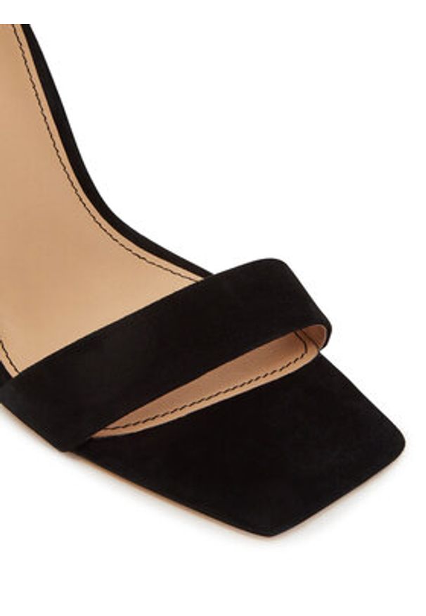 Marella Sandały Sauro 2513521126200 Czarny. Kolor: czarny. Materiał: zamsz, skóra