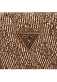 Guess Saszetka Vezzola Smart Mini Bags HMEVZL P3381 Beżowy. Kolor: beżowy. Materiał: skóra