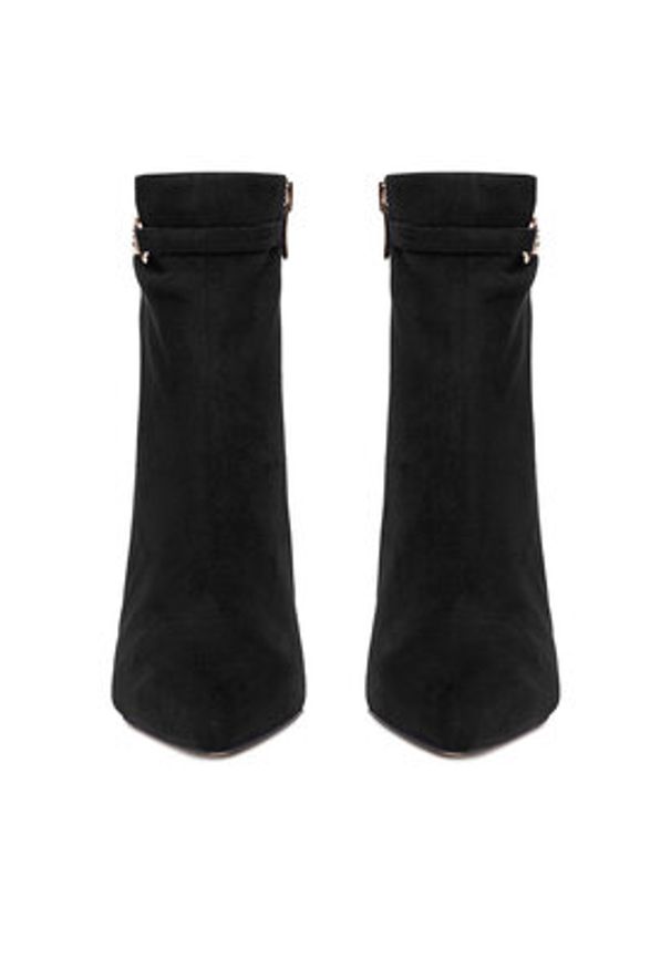 Nine West Botki CEO-LANA-01 Czarny. Kolor: czarny. Materiał: materiał