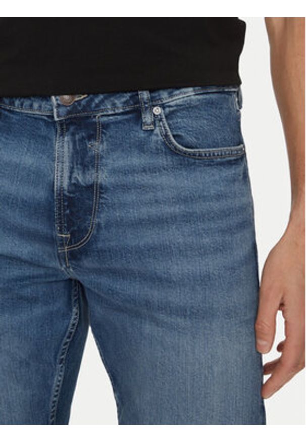Guess Jeansy M5RAS2 D5KP2 Niebieski Slim Fit. Kolor: niebieski