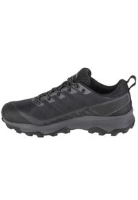 Buty trekkingowe męskie, Merrell Speed Ecco. Kolor: wielokolorowy, czarny, szary. Materiał: guma, materiał, tkanina, syntetyk