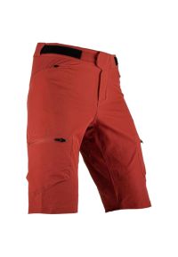 LEATT - Spodenki rowerowe MTB męskie Leatt MTB AllMtn 2.0 krótkie. Kolor: czerwony. Długość: krótkie. Sport: kolarstwo #1