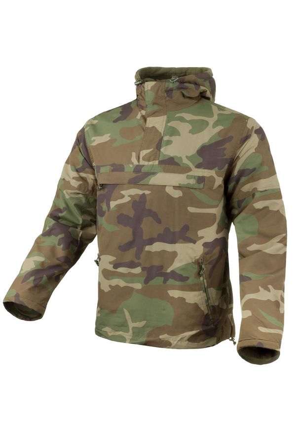 Kurtka sportowa męska Brandit Windbreaker Zimowa. Kolor: zielony, brązowy, wielokolorowy. Sezon: zima. Styl: sportowy